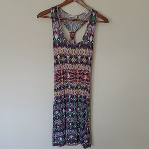 Calvin Klein purple tye dye dress
